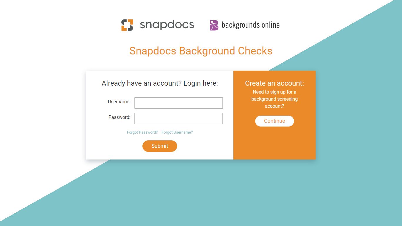 Snapdocs Background Checks - partners.backgroundsonline.com